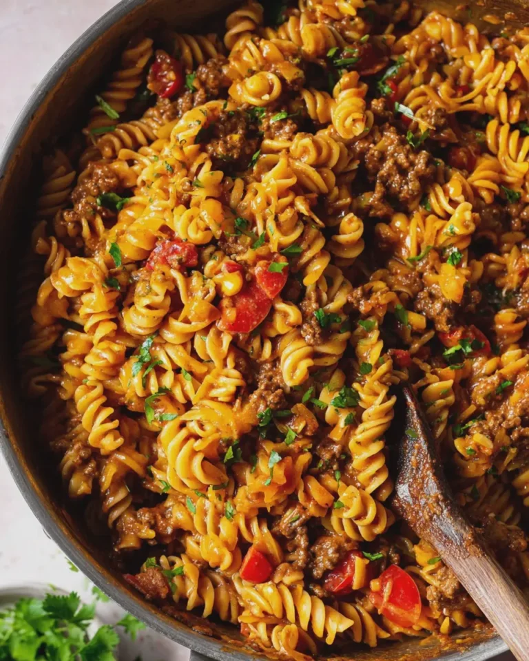 One-Pot Beef Taco Pasta