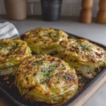 Cheesy Baked Cabbage Steaks