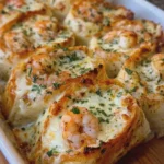 Creamy Garlic Parmesan Shrimp Roll Ups