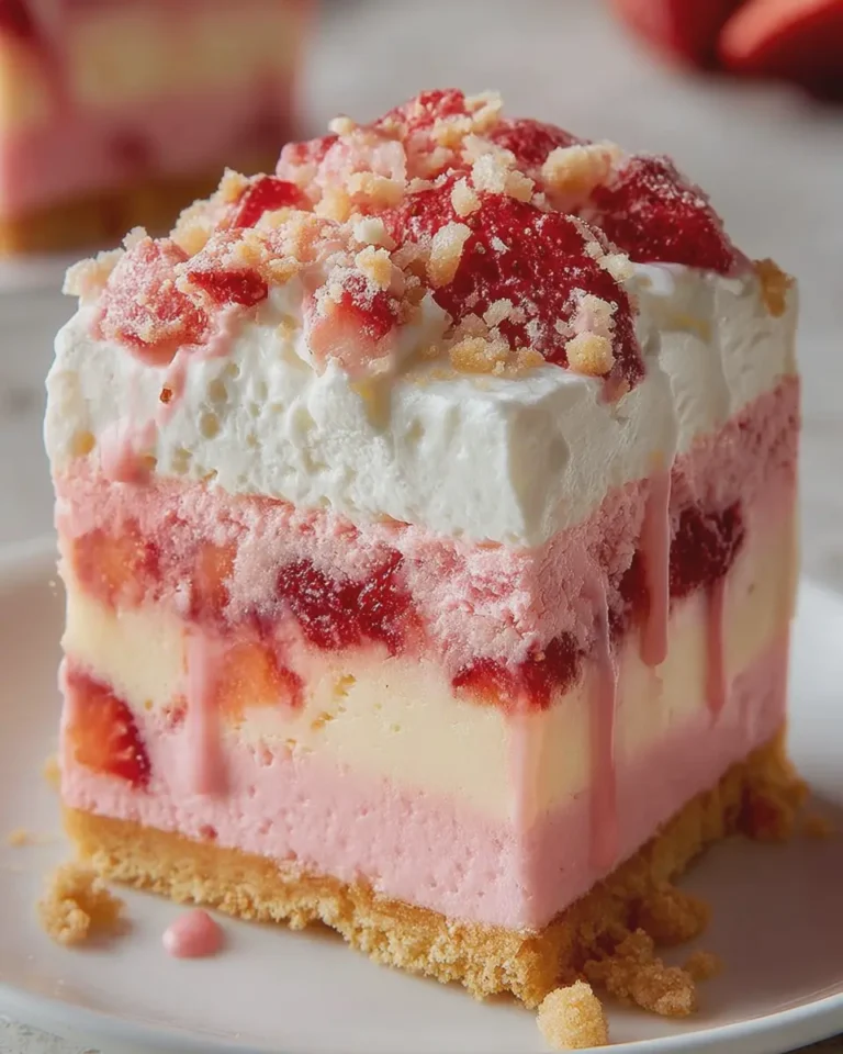 Strawberry Shortcake Ice Cream Cake