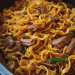 Crockpot Golden Beef and Noodles