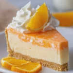 No Bake Orange Creamsicle Cheesecake
