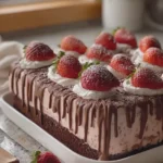 Chocolate Strawberry Cream Cake