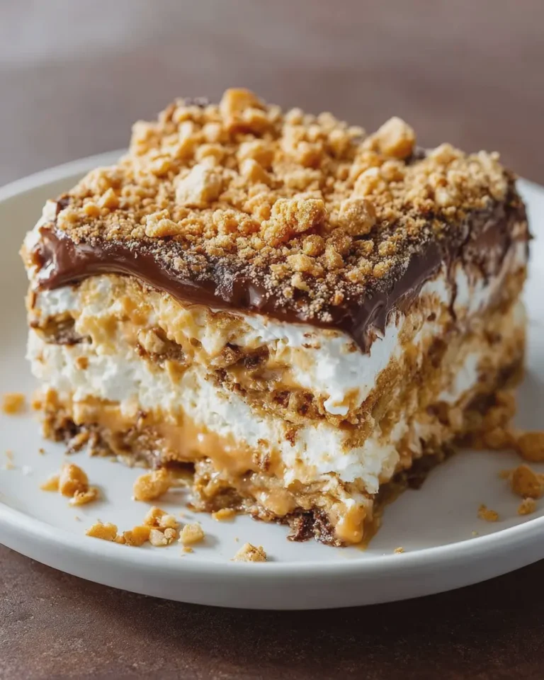 Peanut Butter Crunch Lasagna