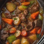 Slow Cooker Mississippi Beef Stew