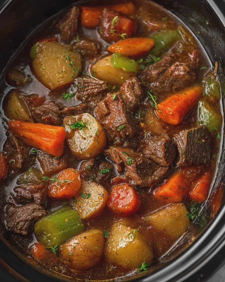 Slow Cooker Mississippi Beef Stew