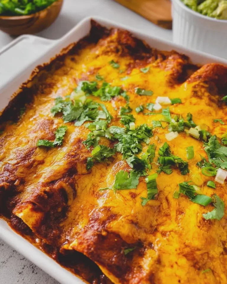 Restaurant Style Ground Beef Enchiladas