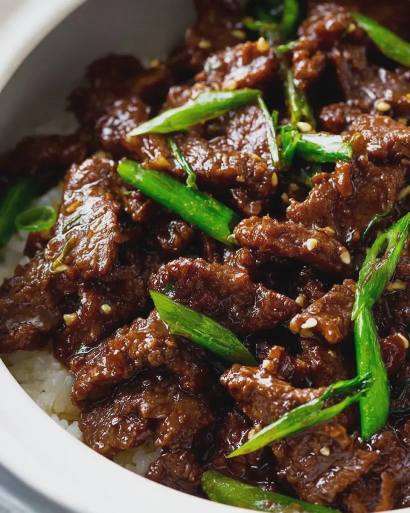 Slow Cooker Mongolian Beef