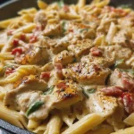 Creamy Pepper Jack Chicken and Sausage Pasta
