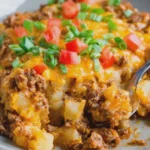 Crockpot Creamy Taco Potato Casserole