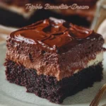 Triple Layer Chocolate Brownie Dream