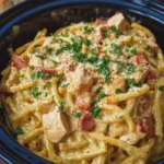 Slow Cooker Cajun Chicken Alfredo