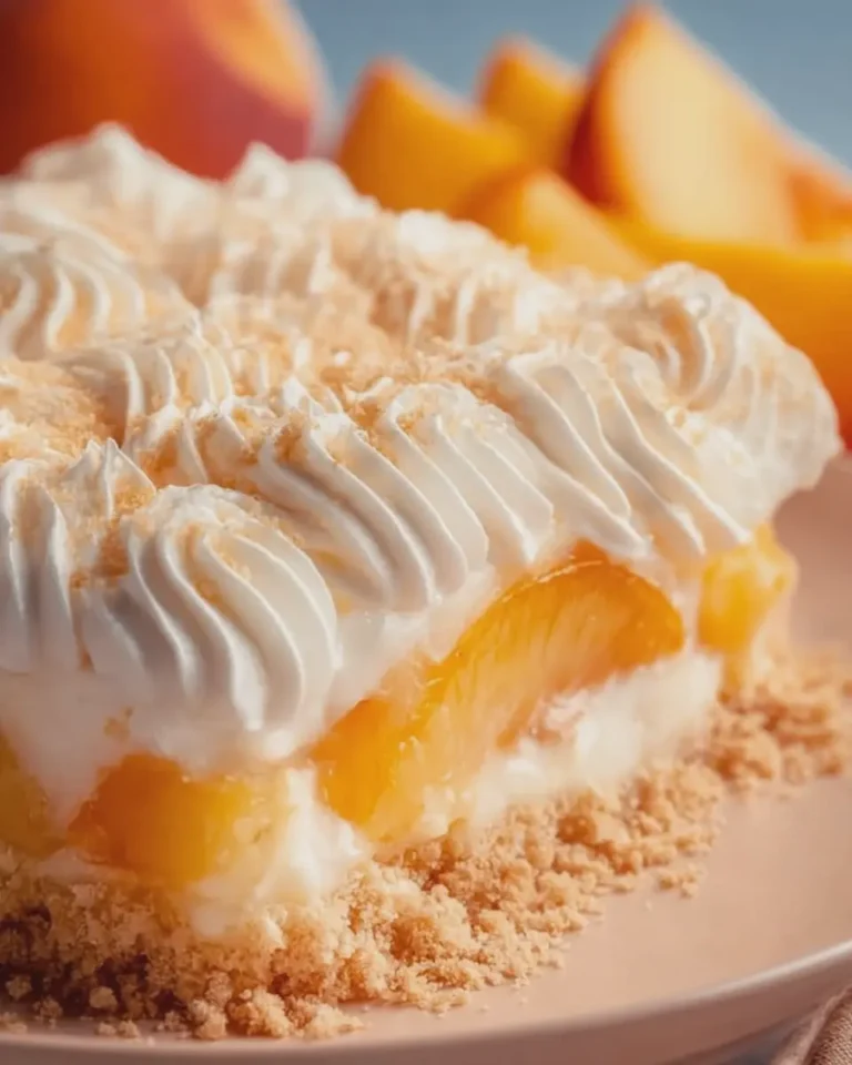 Peaches and Cream Dessert