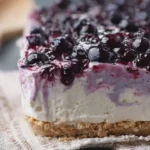 Creamy No Bake Blueberry Delight
