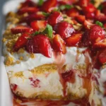 No Bake Strawberry Shortcake Lush