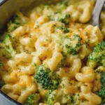 Easy & High Protein Broccoli Cheddar Mac and Cheese