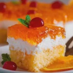 Orange Jello Poke Cake