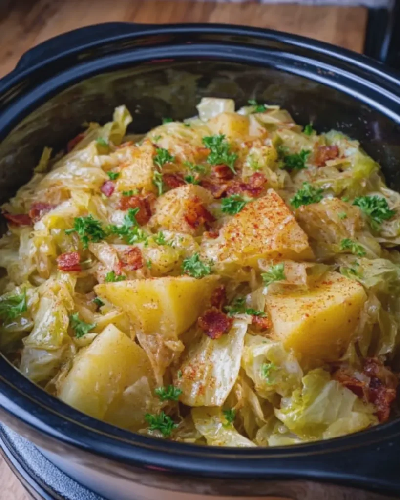 Slow Cooker Cabbage and Potatoes A Cozy Delicious Delight