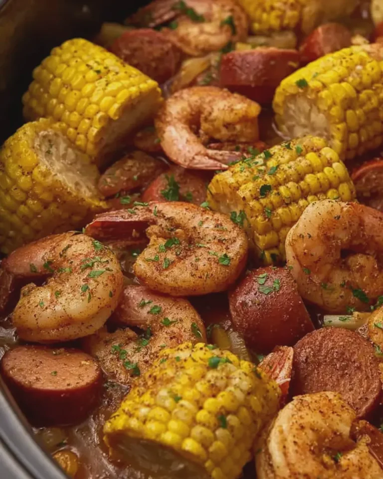 Slow Cooker Cajun Shrimp Boil