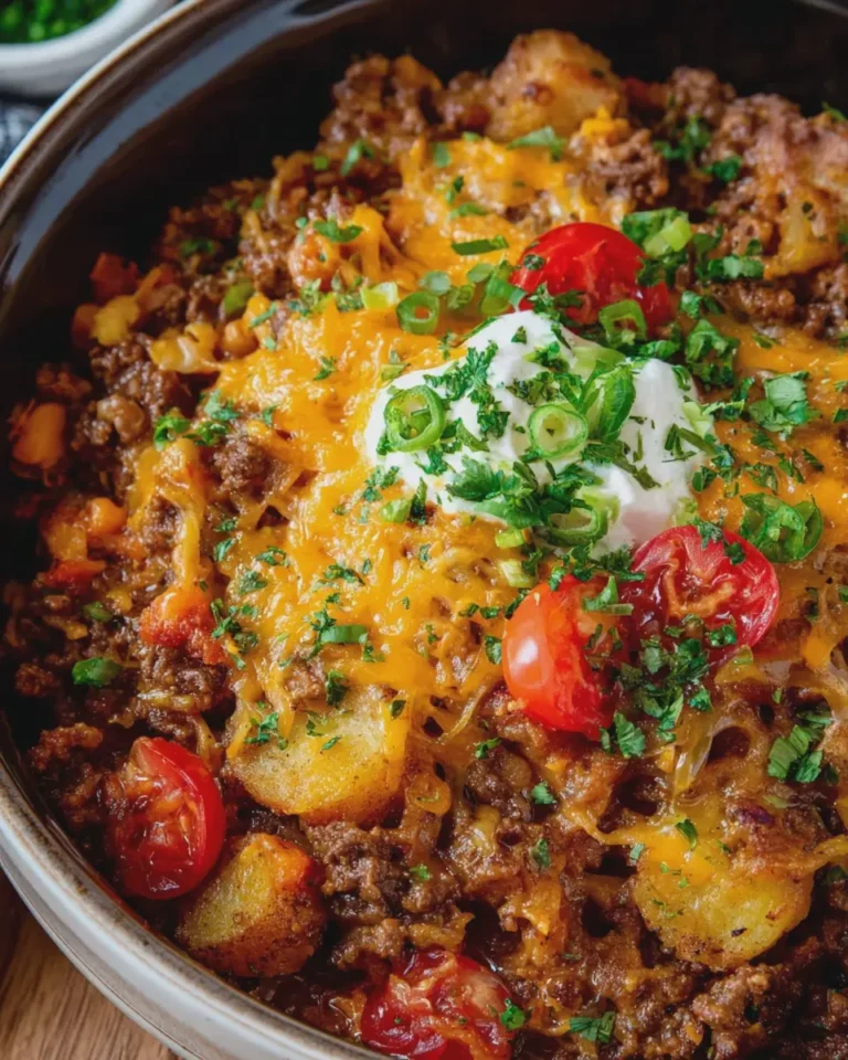 High Protein Crock Pot Cowboy Casserole Recipe