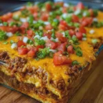 Creamy and Cheesy Taco Casserole