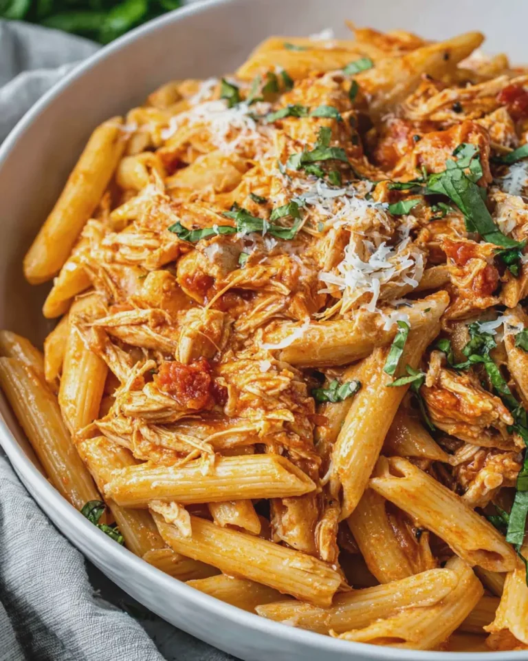 Slow Cooker Italian Chicken Pasta