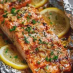 Honey Garlic Butter Salmon in Foil