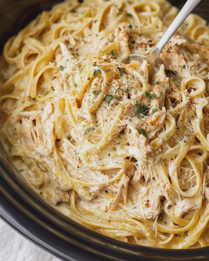 Slow Cooker Chicken Alfredo