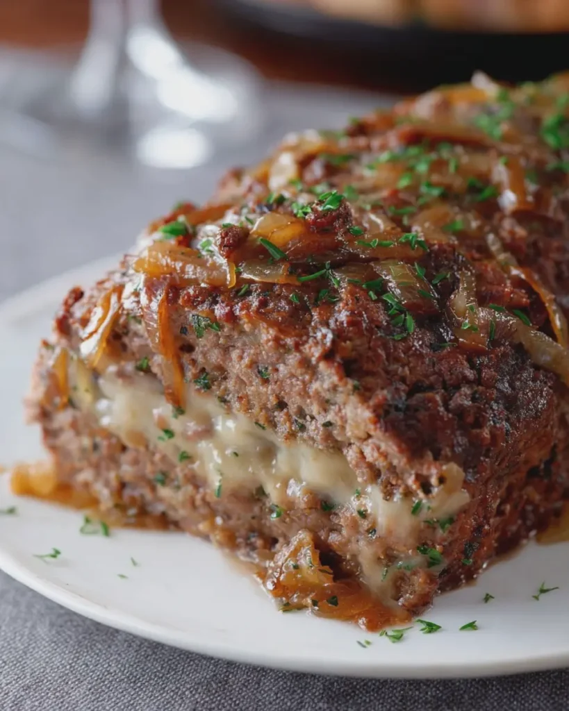 French Onion Meatloaf
