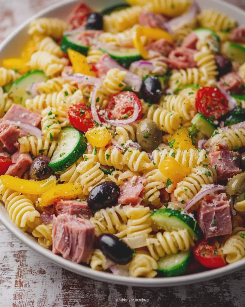 Italian Sub Pasta Salad