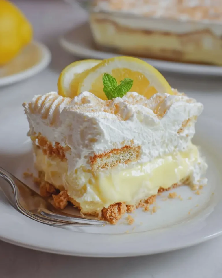 Lemon Cream Dream Icebox Dessert