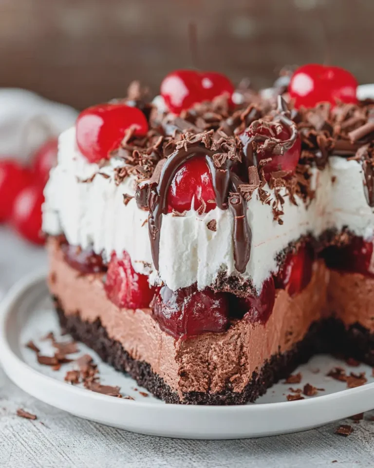 No-Bake Black Forest Cream Dessert