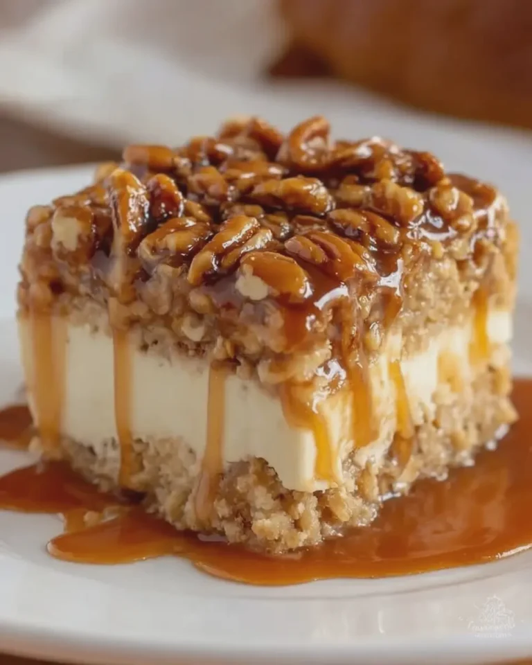 Pecan Caramel Cream Dessert