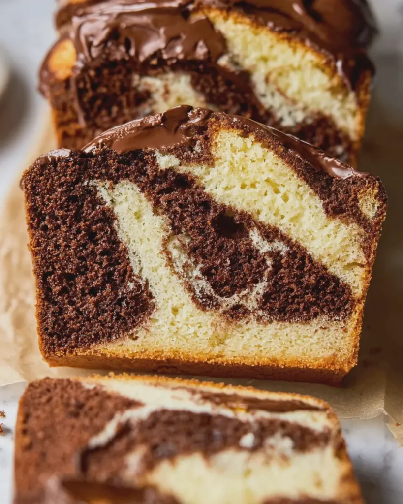 Classic Chocolate Vanilla Marble Cake