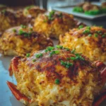 Golden Baked Crab Mounds