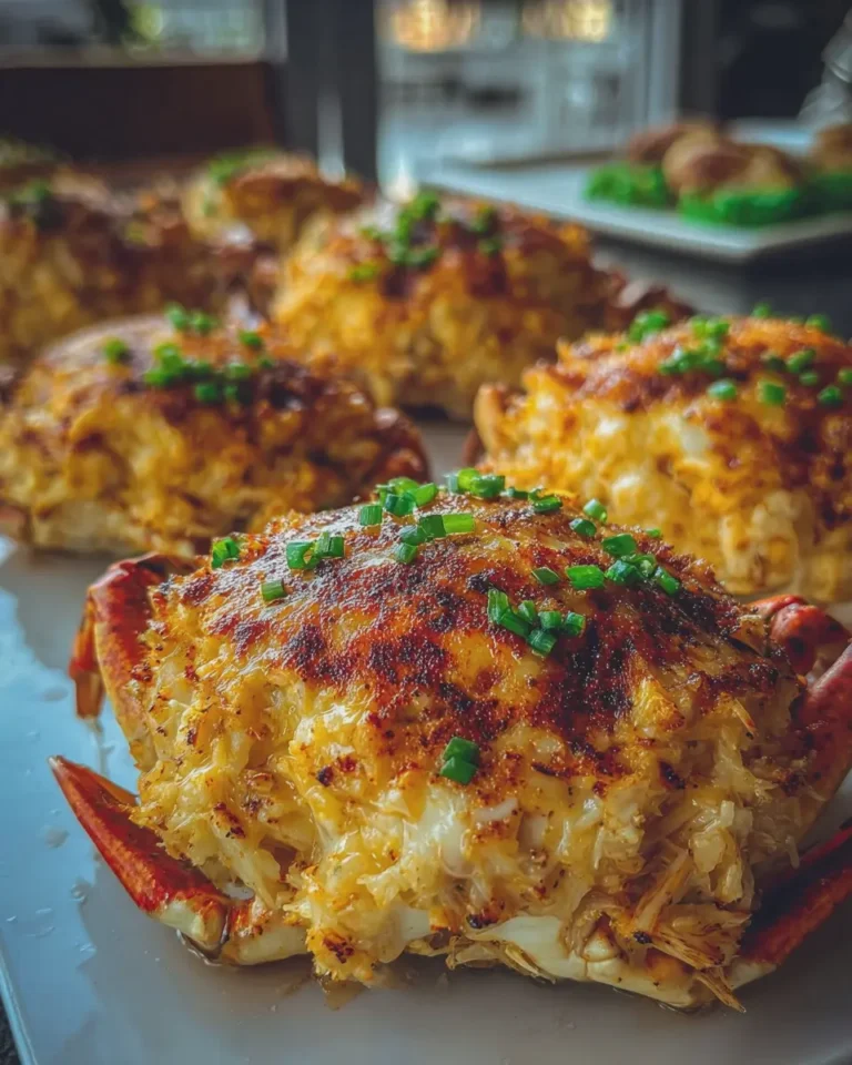 Golden Baked Crab Mounds