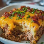 Cheesy Meatloaf Casserole Recipe Today!