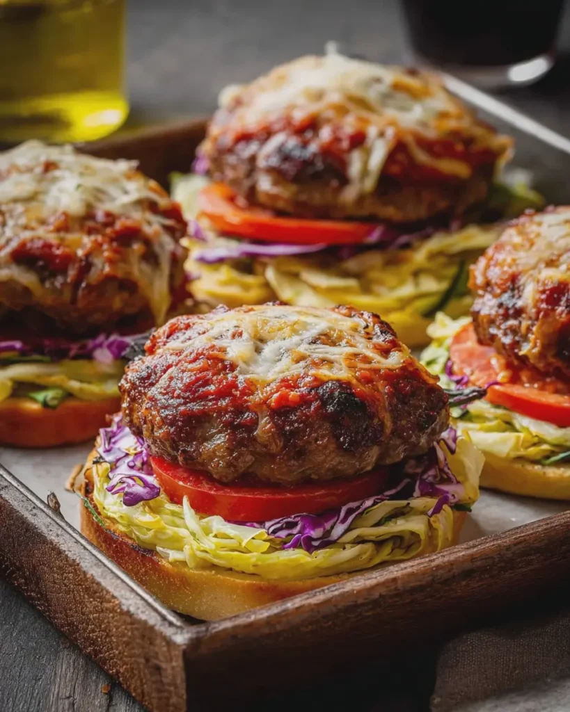 Oven-Baked Cabbage Burgers