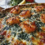Ruths Style Seafood Spinach Rockefeller Bake