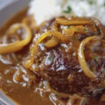 Smothered Hamburger and Onion Gravy Supper
