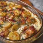 Creamy Chicken Potato Coin Bake