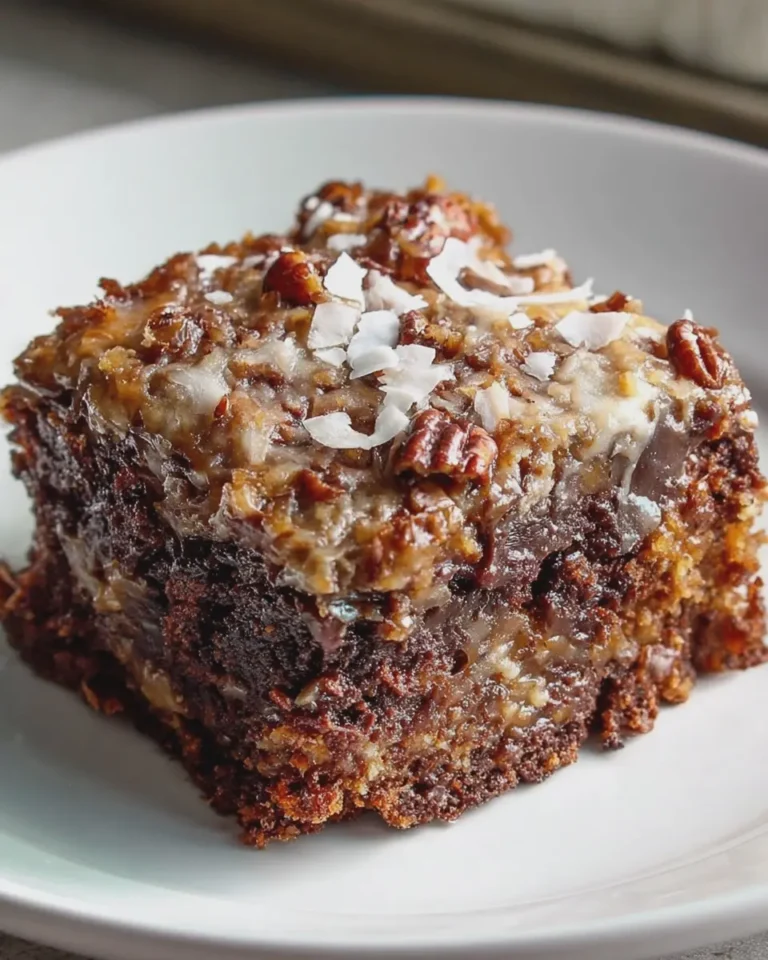 German Chocolate Dump Cake