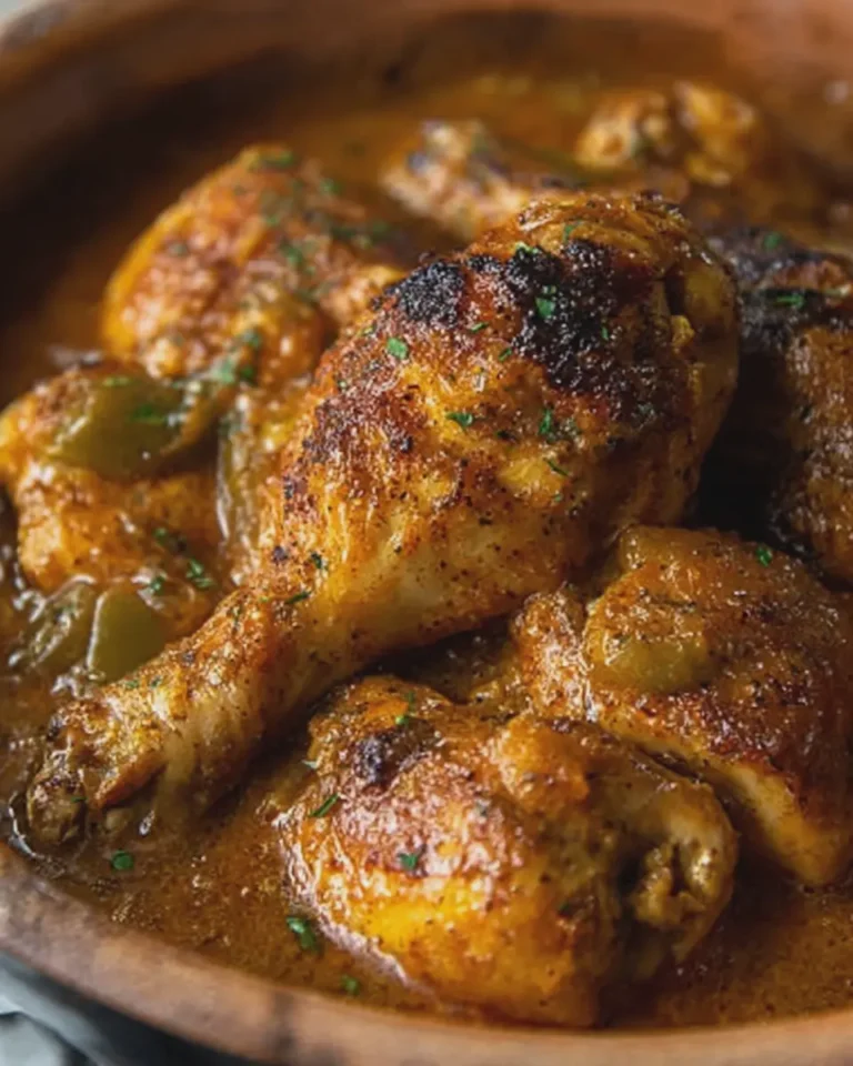 Crockpot Smothered Chicken Legs