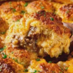 Cheddar Bay Ground Beef Cobbler