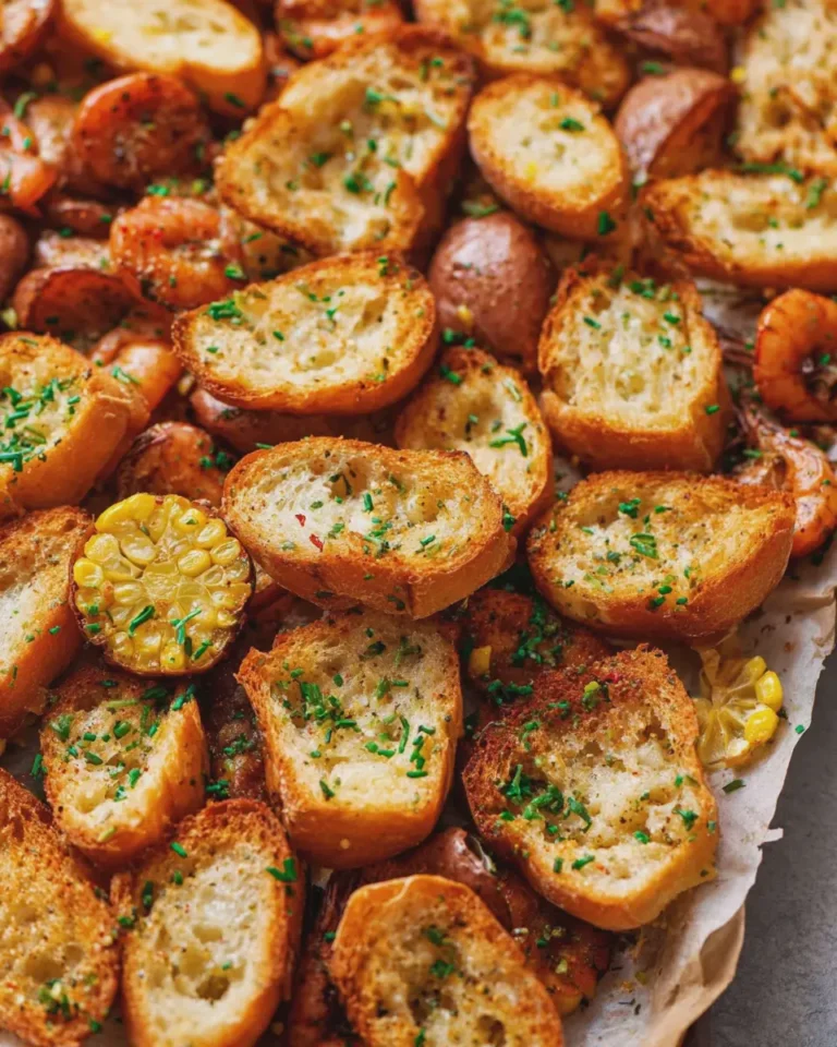 Garlic Butter Sheet Pan Boil