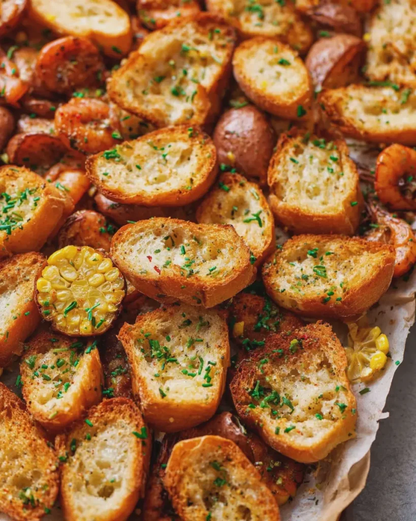 Garlic Butter Sheet Pan Boil