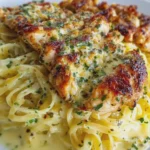 Creamy Garlic Parmesan Chicken Linguine