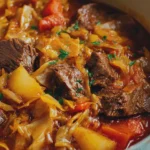 Slow Cooker Beef and Cabbage Stew