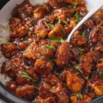 Crockpot Bourbon Chicken