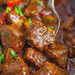 Slow Cooker Dr. Pepper Steak Bites